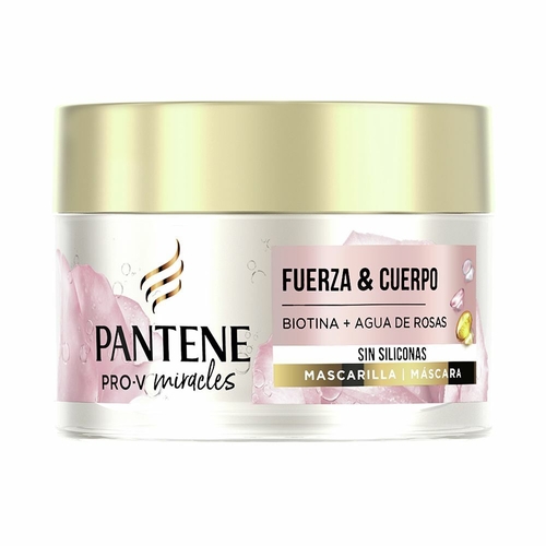 Restorative Hair Mask Pantene Miracle Volumen Nutricion Rose water