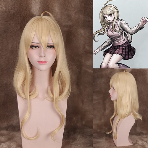 Anime Kaede Akamatsu Blonde Cosplay Wig New