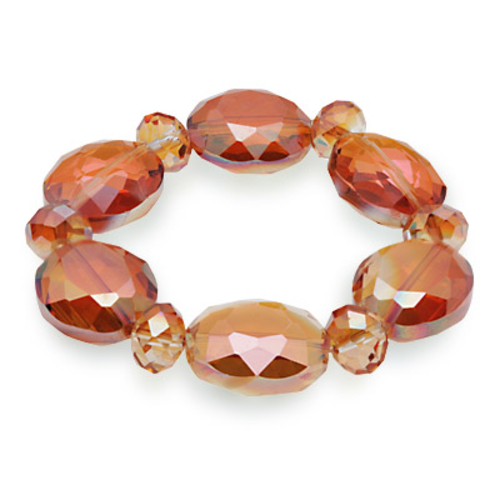 Alexander Kalifano BLUE-BVG-CC Vienna Gorgeous Glass Bracelet - Crysta