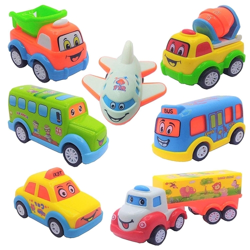 Transportation Toys Pull Back Car Unbreakable Toys Vehicles Set