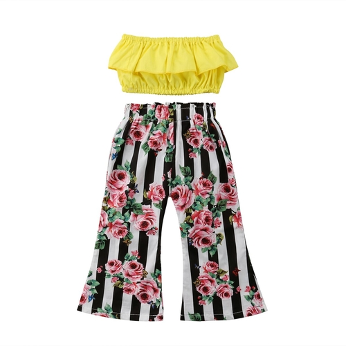 Style 2PCS Kids Baby Girls Outfits