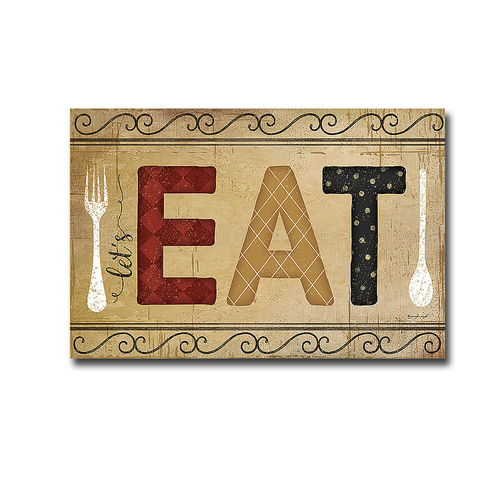 Artistic Home Gallery 1218349IG Eat by Jennifer Pugh Premium Gallery-W