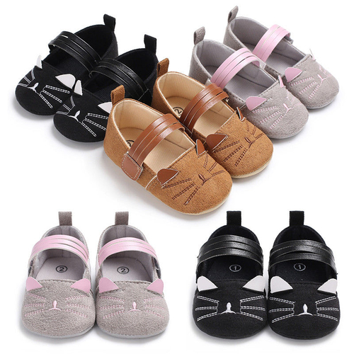 Soft Cat Fancy Prewalker Newborn Baby Girls