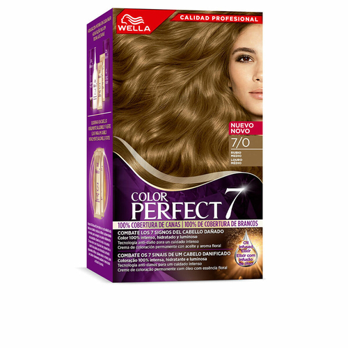 Permanent Dye Wella Color Perfect 7 Nº 7/0 Grey Hair 60 ml Medium