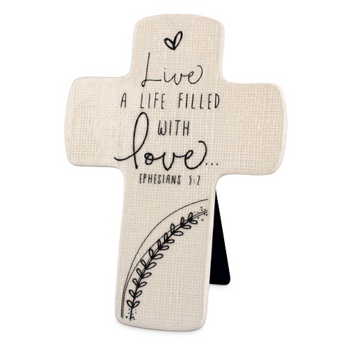 Lighthouse Christian Products 152299 Desktop Cross Hand Drawn Doodles&