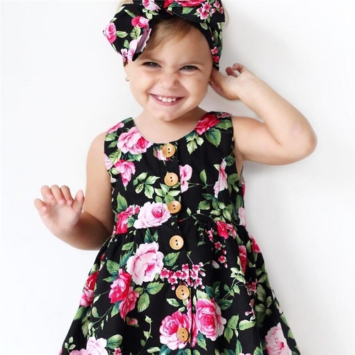 Pudcoco Hot Sale Summer Kids Toddler Baby Girl