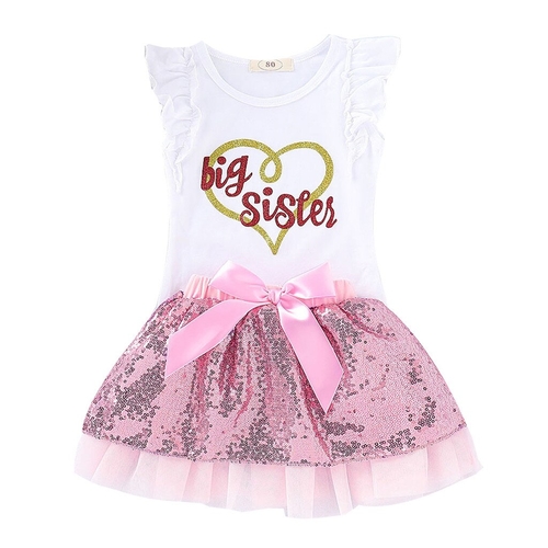 1 6T Infant Kids Baby Girl Summer Cotton T Shirt