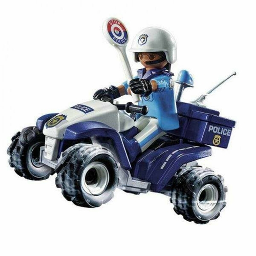 Vehicle Playset Playmobil Speed Quad City Action 71092 Police Officer
