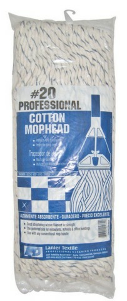 Lanier 104-4PLY-#20 Size 20 Cut End Mop Head - pack of 6