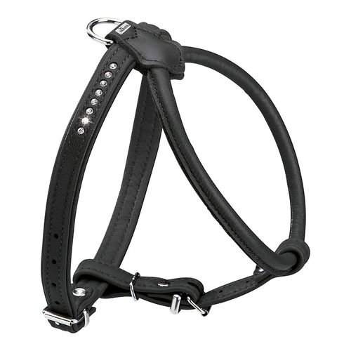 Dog Harness Hunter Round & Soft Luxus ELK Petit Black 27 cm