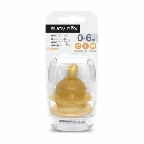 Teat Suavinex 0-6 Months 2 Units (2 Units)