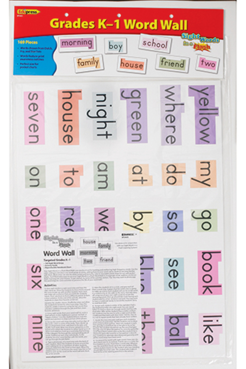 Edupress EP-2425 Sight Words In A Flash Gr K-1 Word Walls