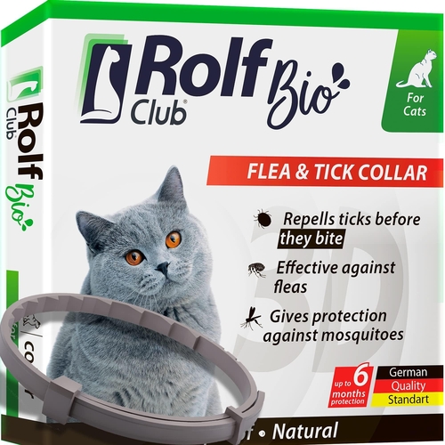 Natural Flea & Tick Collar for Cats   6 Months Control of Best