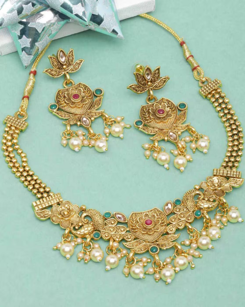 Artificial Stylish GOLD Premium Jewellery Set For Women