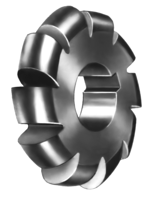 High Speed Steel Convex Cutter - 0.343 Dia of Circle x 4 dia. x 1 Hole