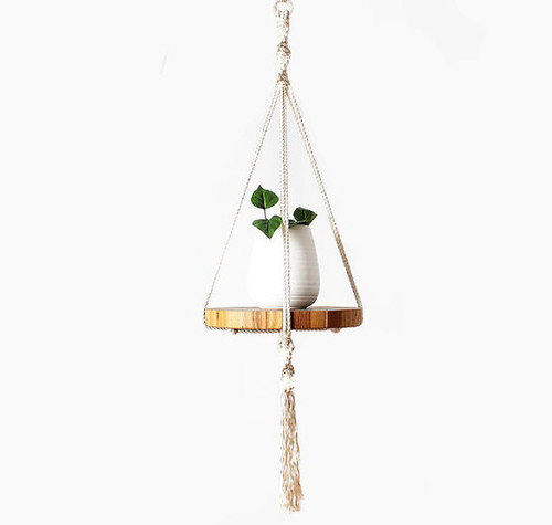 Mira Macrame Plant Hanger, Macrame Pot Holder, Plant