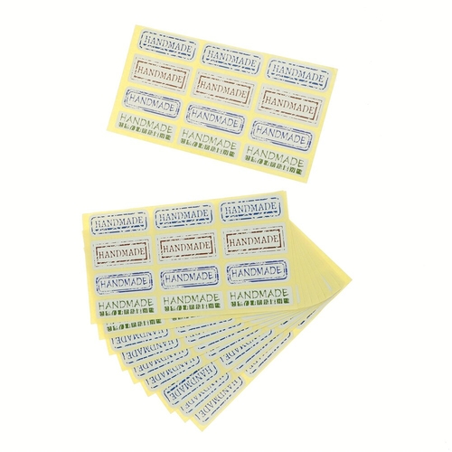 120 Pcs Handmade Sealing Sticker Adhesive Baking