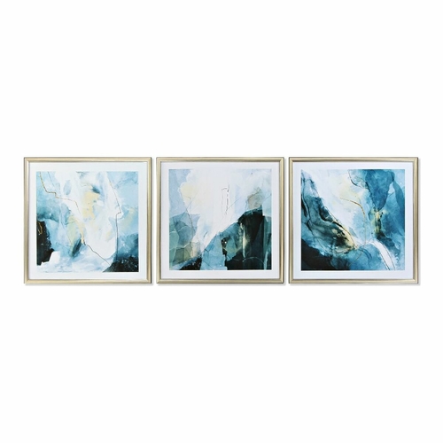 Painting DKD Home Decor Abstract Modern 70 x 4 x 70 cm (3 Pieces)