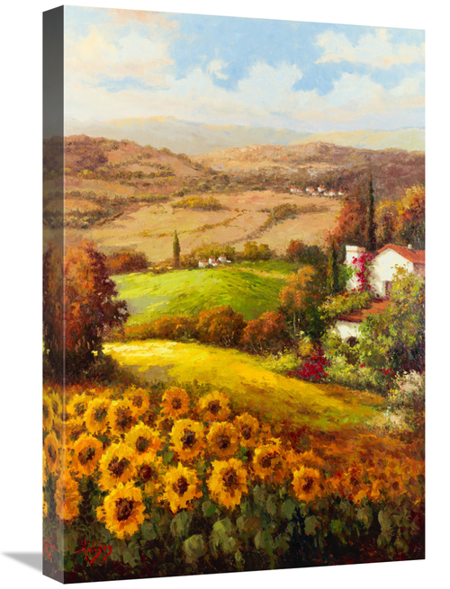 Global Gallery GCS-132411-1624-142 16 x 24 in. Italian Countryside Art