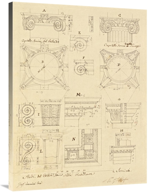 Global Gallery GCS-453968-3040-142 30 x 40 in. Plate 20 for Elements o