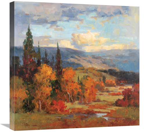 Global Gallery GCS-132108-2424-142 24 x 24 in. Autumn Mountains Art Pr