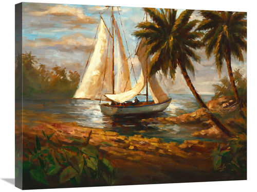 Global Gallery GCS-125266-2228-142 22 x 28 in. Setting Sail I Art Prin