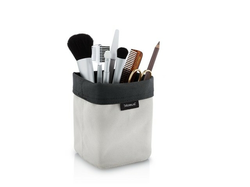 Blomus 68893 Reversible Storage Basket, Sand & Anthracite - Tall