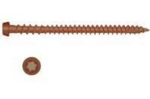 National Nail 5712070 10 x 3 in. Composite Deck Screws, Redwood - 