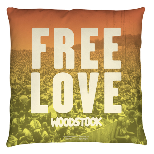 Trevco WOOD127-PLO3-14x14 14 x 14 in. Woodstock & Quoteable Throw Pill