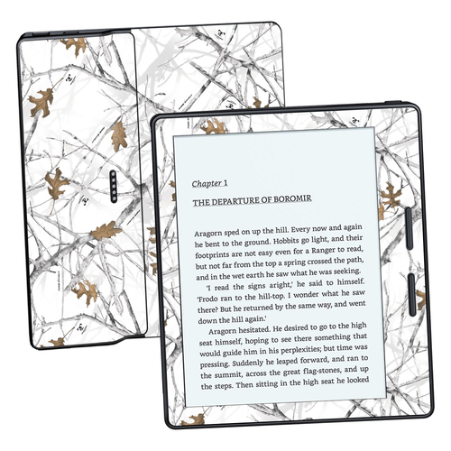 MightySkins AMKOA17-Conceal Snow Skin for Amazon Kindle Oasis 6 in. 8t
