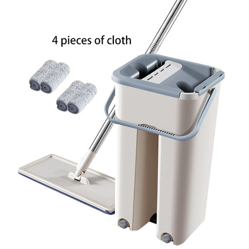 Flat Squeeze Magic Automatic Mop And Bucket