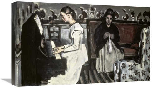 Global Gallery GCS-277047-22-142 22 in. Girl at the Piano - The Tannha