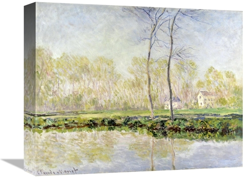 Global Gallery GCS-278678-16-142 16 in. Banks of the River Epte at Giv