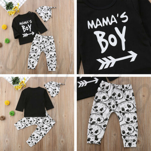 Fashion Newborn Infant Baby Boys Long Sleeve Top