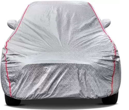 Car Cover For Maruti, Maruti Suzuki WagonR,With Mirror Pockets SILVER