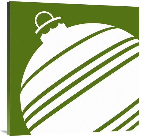 Global Gallery GCS-382215-3636-142 36 x 36 in. Christmas - Ornament Gr