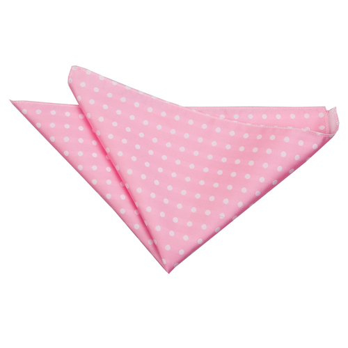 Polka Dot Handkerchief - Pink