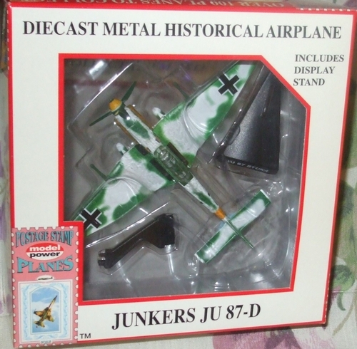 Postage Stamp Planes PS5339-4 1 isto 110 JU87 Stuka Model Airplane
