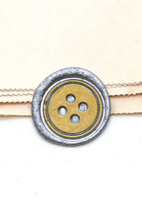 Button wax Seal Stamp / wax seal stamp kit / Wax Sealing Stamp kit