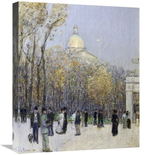 Global Gallery GCS-277852-22-142 22 in. Boston Commons Art Print - Chi