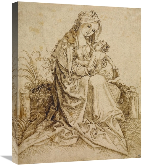 Global Gallery GCS-456113-2024-142 20 x 24 in. The Virgin & Child on a