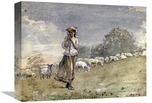 Global Gallery GCS-268126-16-142 16 in. Tending Sheep, Houghton Fa