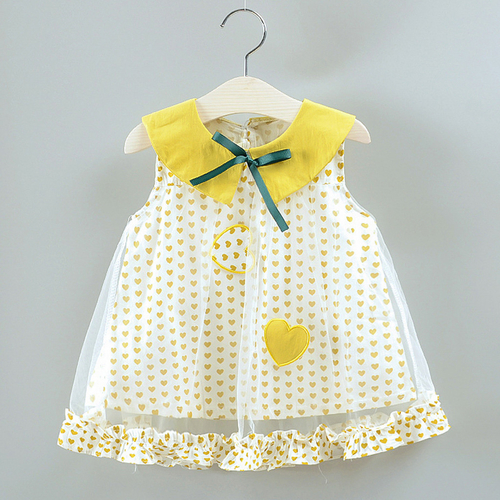 Summer Small Fresh Toddler Kid Baby Girl Dot Heart