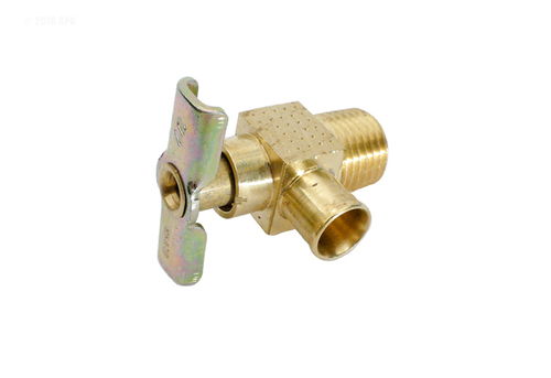 Couplings 2964 0.25 in. MPT Brass Petcock for 11KC