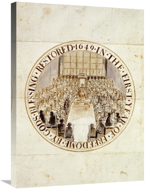 Global Gallery GCS-267389-30-142 30 in. A Design for the Great Seal of