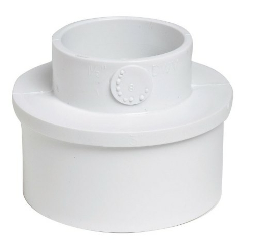 Plastic Trends P1202 PVC Adapter Bushing  3 x 1.5 in.