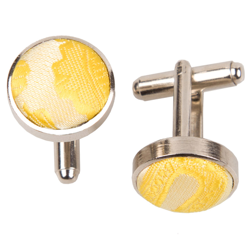 Paisley Cufflinks - Gold