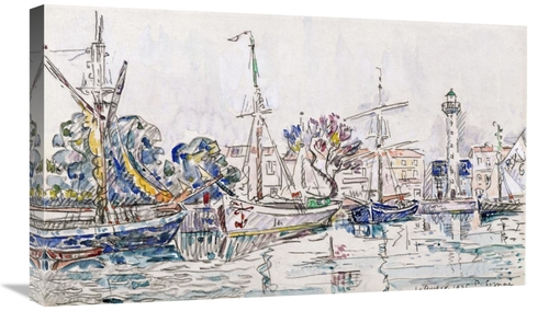 30 in. La Rochelle Art Print - Paul Signac