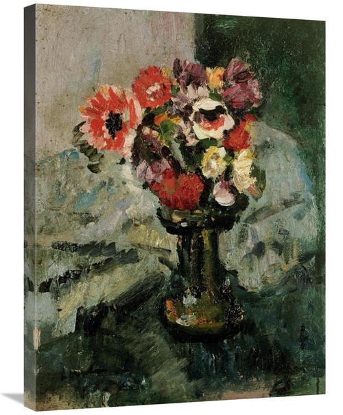 Global Gallery GCS-266604-30-142 30 in. Anemones & Other Flowers in a 