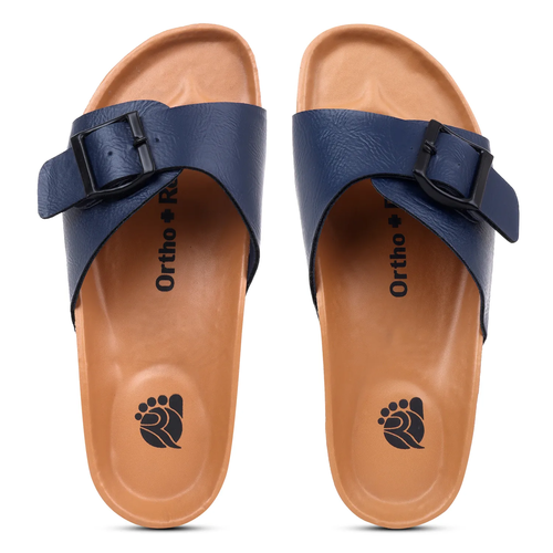 Elegant Women’s Cork Sandals Blue